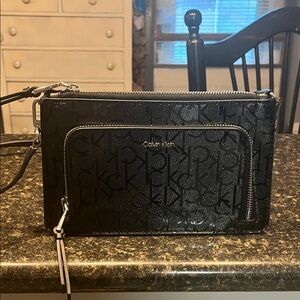 Calvin Klein Black Logo Crossbody Bag